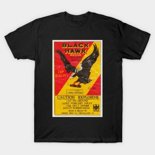 VINTAGE FIRECRACKER BLACK HAWK MADE IN MACAU T-Shirt